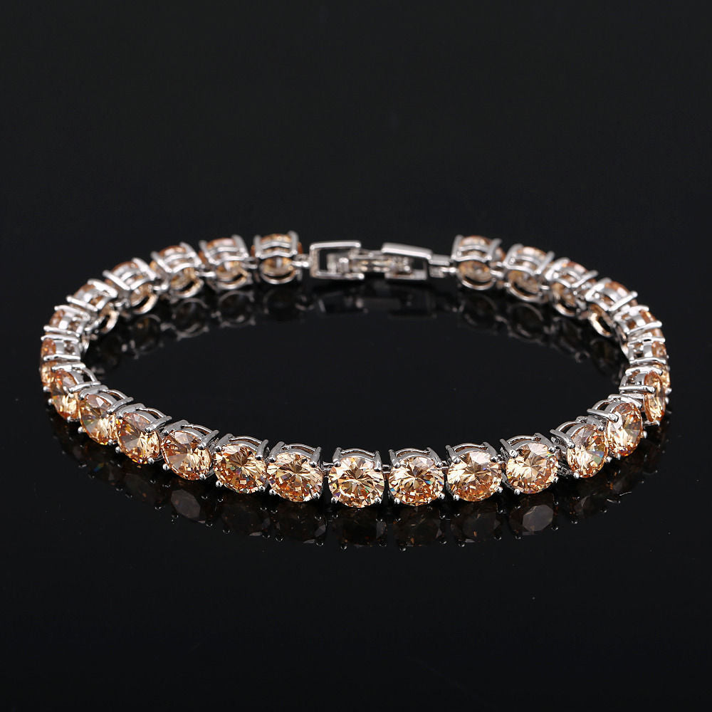 Carat Diamond Super Flash AAA Lady Bracelet