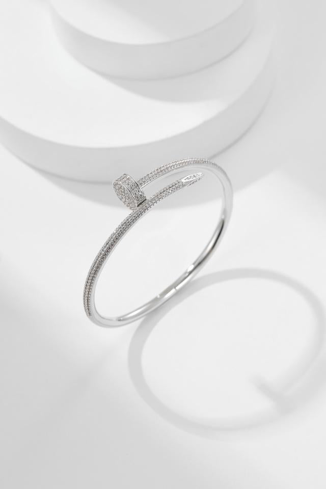 Full Diamond Nail Bracelet (Size 16, 17, 18)