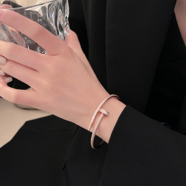 Full Diamond Nail Bracelet (Size 16, 17, 18)