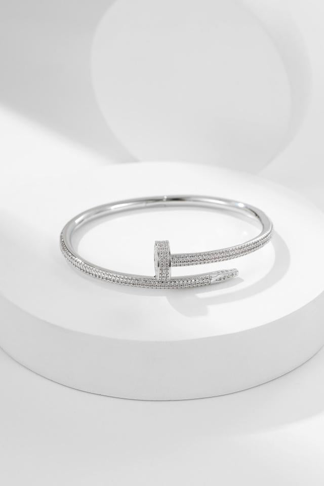 Full Diamond Nail Bracelet (Size 16, 17, 18)