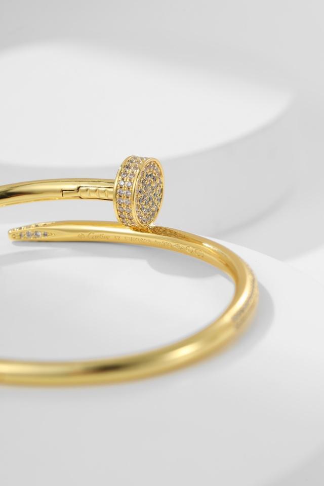 Full Diamond Nail Bracelet (Size 16, 17, 18)